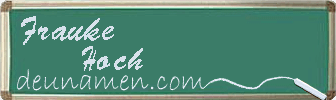 Frauke Hoch Visitenkarte